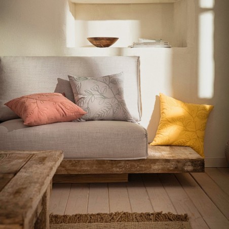 Μαξιλαροθήκη Διακόσμησης Gofis Home Pale Sun Yellow 381/10 43x43