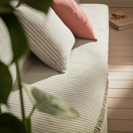 Ριχτάρι Πολυθρόνας Gofis Home Lined Rock Grey 390/15 180x180