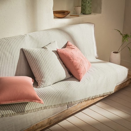 Ριχτάρι Πολυθρόνας Gofis Home Lined Rock Grey 390/15 180x180