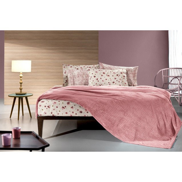 Κουβέρτα Fleece Υπέρδιπλη Guy Laroche Rombus...