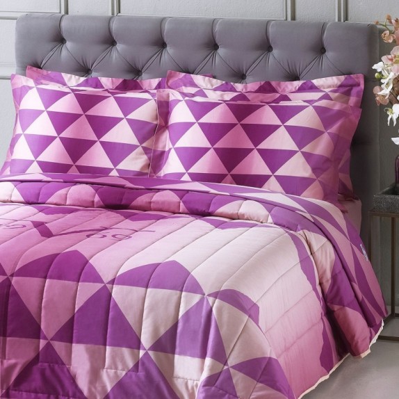 Σετ Κουβερλί King Size 3 Τεμαχίων 19V69 Diamante 240x260