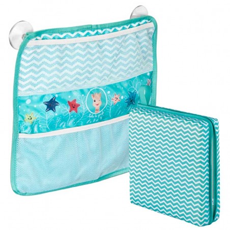 Θήκη Παιχνιδιών και Χαλάκι για το Μπάνιο Sophie La Girafe S523522