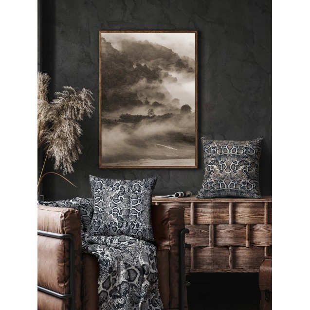 Μαξιλάρι Διακόσμησης MADI Snake Grey 40x40