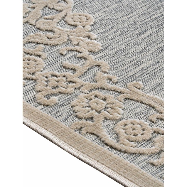 Χαλί Διάδρομος MADI Roi Grey Beige 67x350