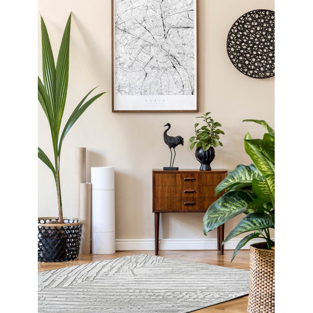 Χαλί Διάδρομος MADI Scratches Grey 67x400