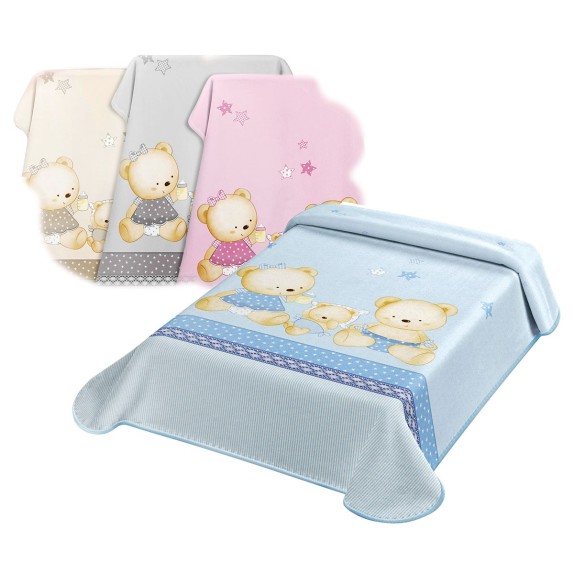 Κουβέρτα Βελουτέ Αγκαλιάς Belpla Ster 663 80x110