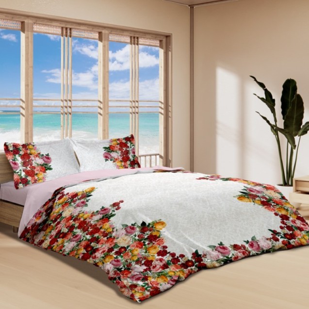 Σετ Παπλωματοθήκη King Size 3 Τεμαχίων Makis...