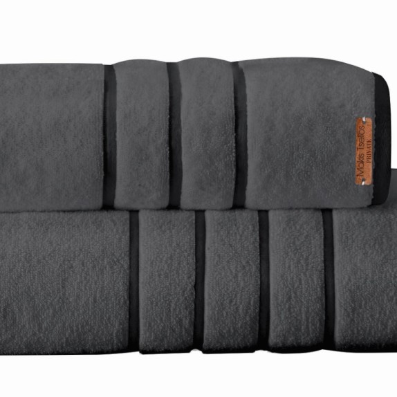 Πετσέτα Μπάνιου Makis Tselios Private Steel Gray 90x150
