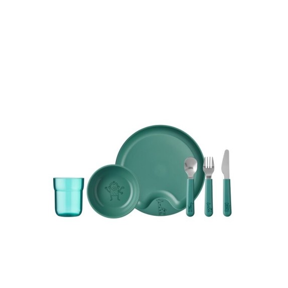 Σετ Φαγητού 6 Τεμαχίων Mepal Miffy Τιρκουάζ MEP108041014600