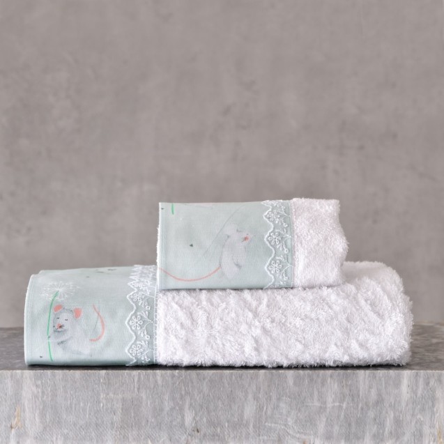 Σετ Βρεφικές Πετσέτες 2 Τεμαχίων Rythmos Jerom...