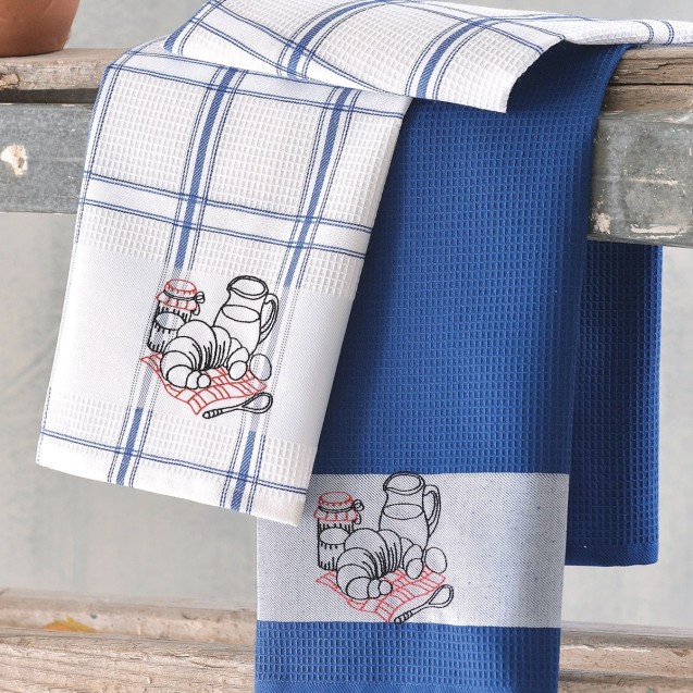 Σετ Πετσέτες Κουζίνας 2 Τεμαχίων Rythmos Morn...