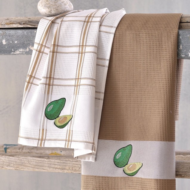 Σετ Πετσέτες Κουζίνας 2 Τεμαχίων Rythmos...