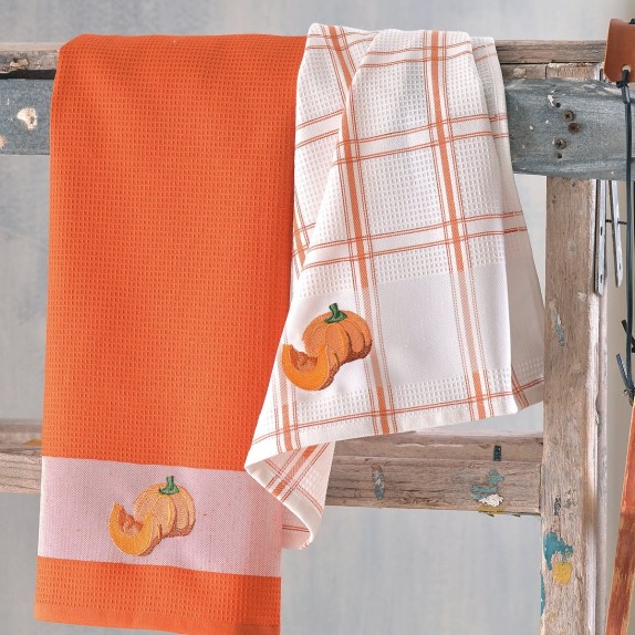 Σετ Πετσέτες Κουζίνας 2 Τεμαχίων Rythmos Yummy 45x70