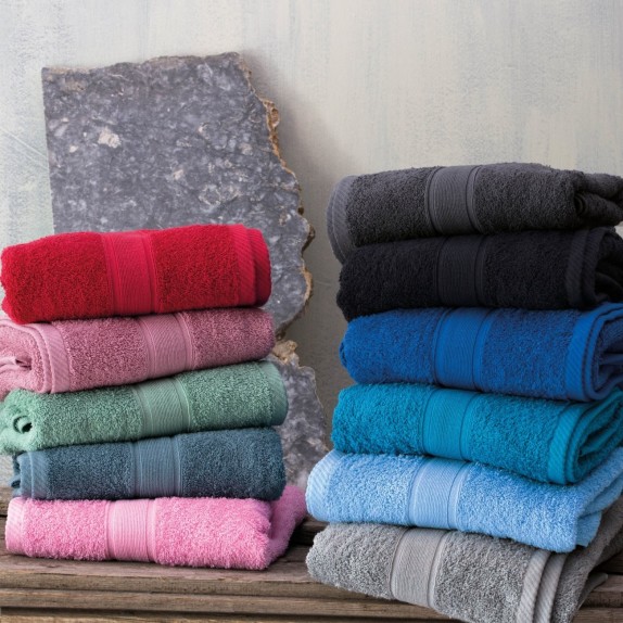 Πετσέτα Μπάνιου Rythmos Illusion Μοβ 70x140