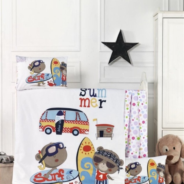 Σετ Παπλωματοθήκη Κούνιας 2 Τεμαχίων Rythmos...