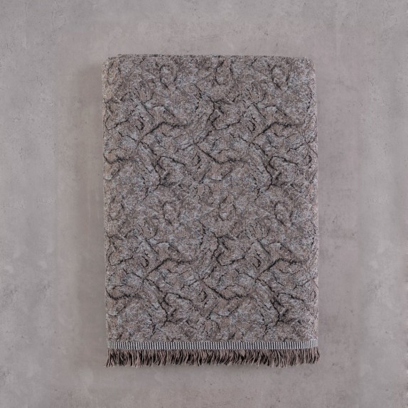 Ριχτάρι Διθέσιου Rythmos Xaviera Γκρι-Καφέ 180x240