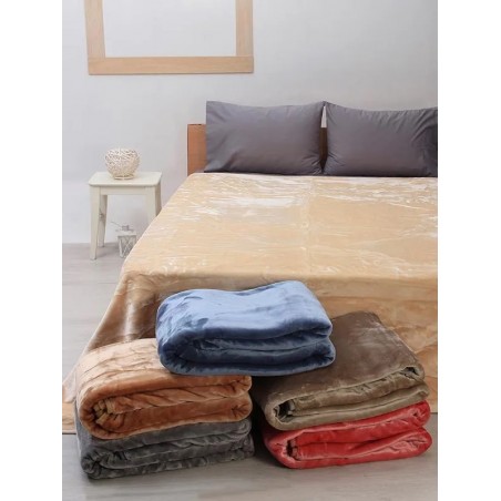 Κουβέρτα Βελουτέ Ξενοδοχείου Anesis 100% Πολυέστερ 550gr 220x240 Elephant