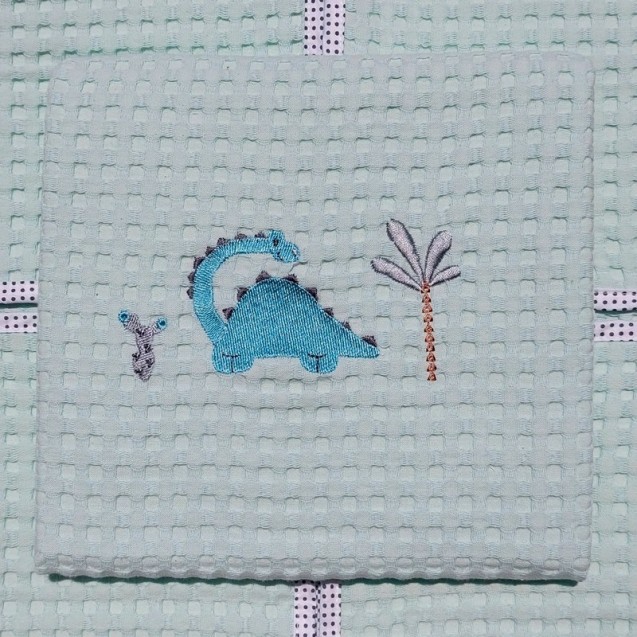 Κουβέρτα Πικέ Αγκαλιάς Morven 22021 Δεινόσαυρος...