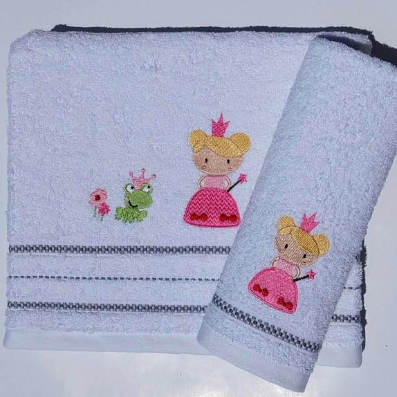 Σετ Βρεφικές Πετσέτες 2 Τεμαχίων Morven 22019 Πριγκίπισσα...