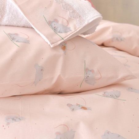 Σετ Μαξιλαροθήκες 2 Τεμαχίων Rythmos Jerom Σομόν 50x70