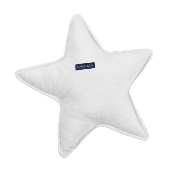 Βρεφικό Μαξιλάρι Διακόσμησης Nautica 900 Αστέρι Λευκό 37x37