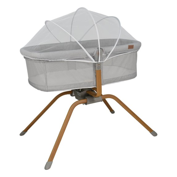 Λίκνο Bebe Stars Chic 2in1 Light Grey 843-182