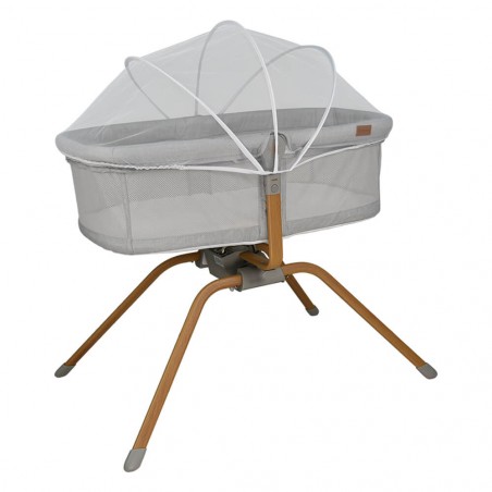 Λίκνο Bebe Stars Chic 2in1 Light Grey 843-182