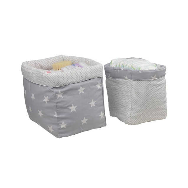Σετ Καλάθι Αποθήκευσης 2 Τεμαχίων Bebe Stars...