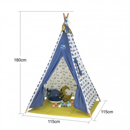 Παιδική Σκηνή με Μπάλες Bebe Stars Whale 302-181