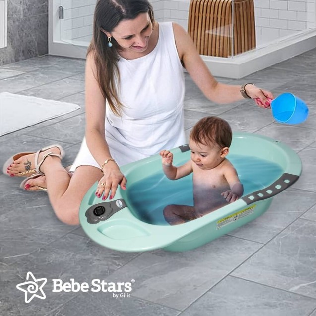 Μπανιέρα Bebe Stars Bubble Mint 23-184