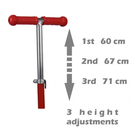 Πατίνι Bebe Stars X-Ride Red 660-180