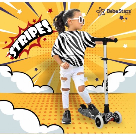 Πατίνι Bebe Stars X-Ride Stripes 661-188