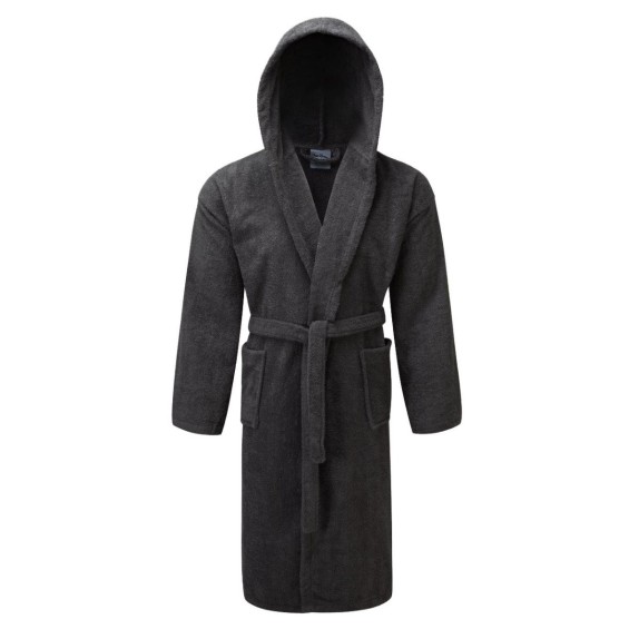 Μπουρνούζι με Κουκούλα ΚΟΜΒΟΣ Bathrobe Grey
