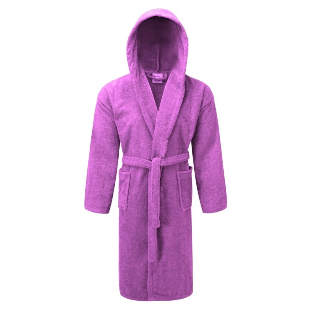 Μπουρνούζι με Κουκούλα ΚΟΜΒΟΣ Bathrobe Lilac