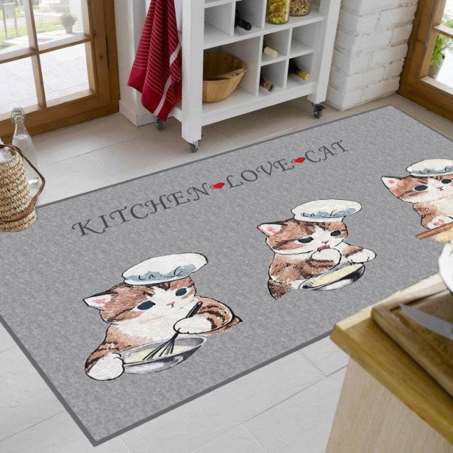 Χαλάκι Κουζίνας Dimcol Kitten 264 80x200