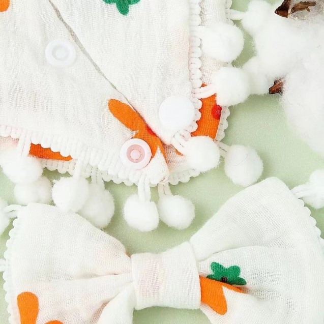 Σετ Σαλιάρα Μπαντάνα Μουσελίνα και Κορδέλα...