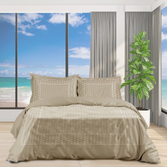 Σετ Παπλωματοθήκη Υπέρδιπλη 3 Τεμαχίων Makis Tselios...