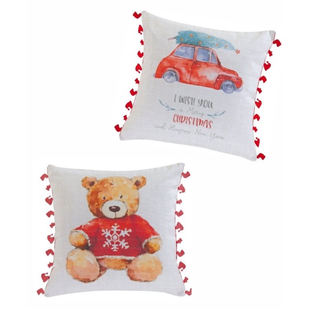 Μαξιλαροθήκη Διακόσμησης Kentia Snow 224 50x50