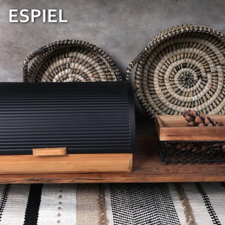 Μεταλλικό Καλάθι Espiel Μαύρο TAK101 24.5x10x9.5εκ.