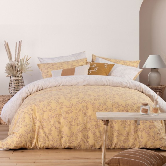 Σετ Σεντόνια Μονά 3 Τεμαχίων Nef-Nef Femme Yellow 170x270