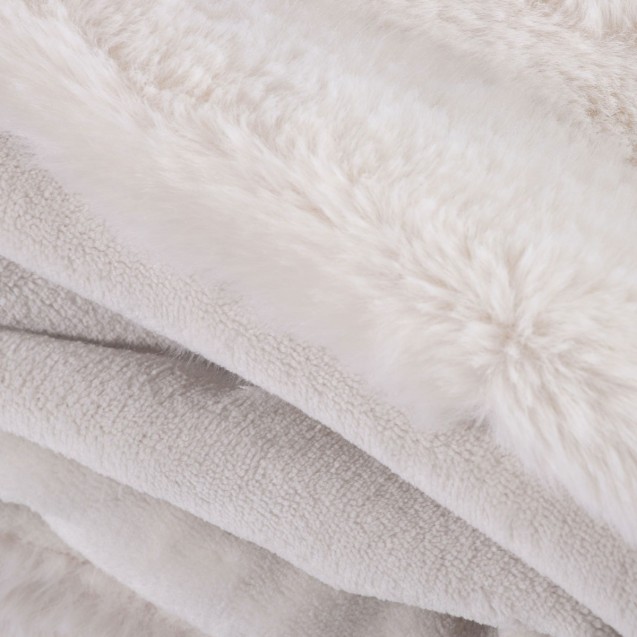 Κουβέρτα Γούνινη Υπέρδιπλη Nef-Nef Warmer Ecru...