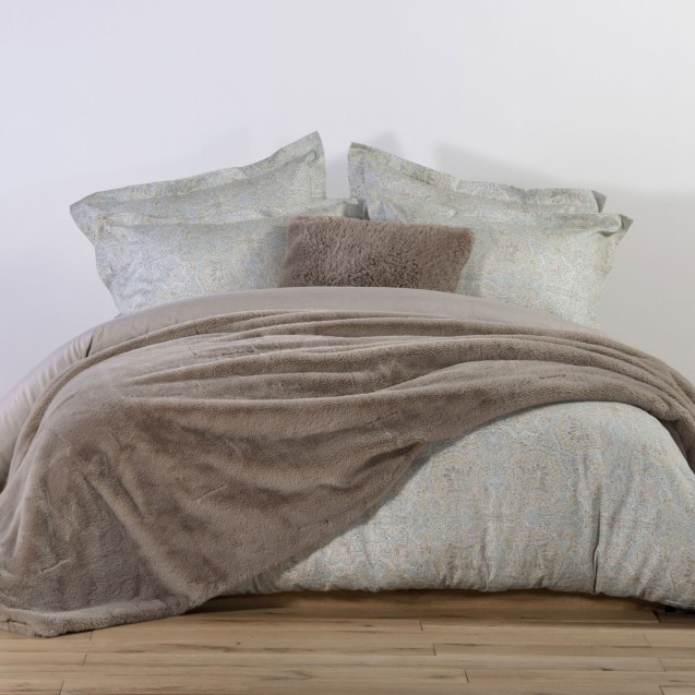 Κουβέρτα Γούνινη Υπέρδιπλη Nef-Nef Warmer Beige...