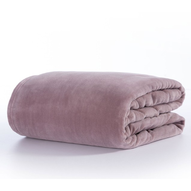 Κουβέρτα Fleece Υπέρδιπλη Nef-Nef Cosy Mauve...