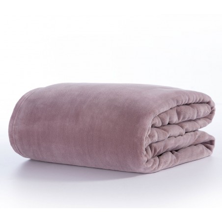 Κουβέρτα Fleece Υπέρδιπλη Nef-Nef Cosy Mauve 220x240
