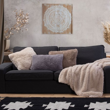 Ριχτάρι Πολυθρόνας Γούνινο Nef-Nef Iverson 23 Mocca 130x170