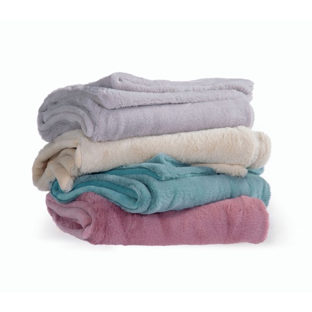 Κουβέρτα Γούνινη Αγκαλιάς Nef-Nef Hug Ecru 80x110