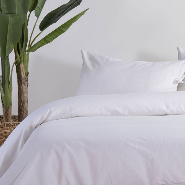 Σεντόνι Υπέρδιπλο Nef-Nef Cotton-Linen Ecru...