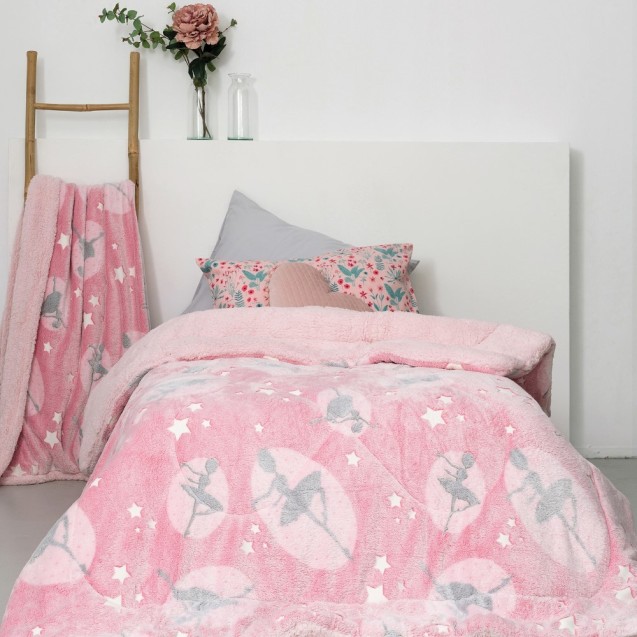 Παιδικό Κουβερτοπάπλωμα Φωσφοριζέ Μονό με...