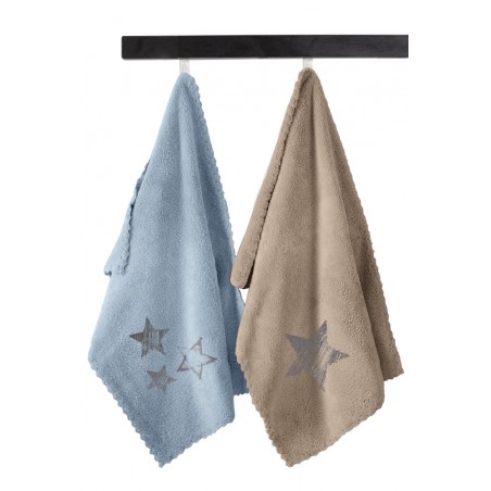 Σετ Βρεφικές Πετσέτες 2 Τεμαχίων Guy Laroche Baby Towels Boy Set 1 35x50