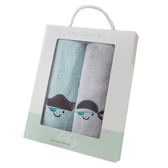 Σετ Βρεφικές Πετσέτες 2 Τεμαχίων Guy Laroche Baby Towels...
